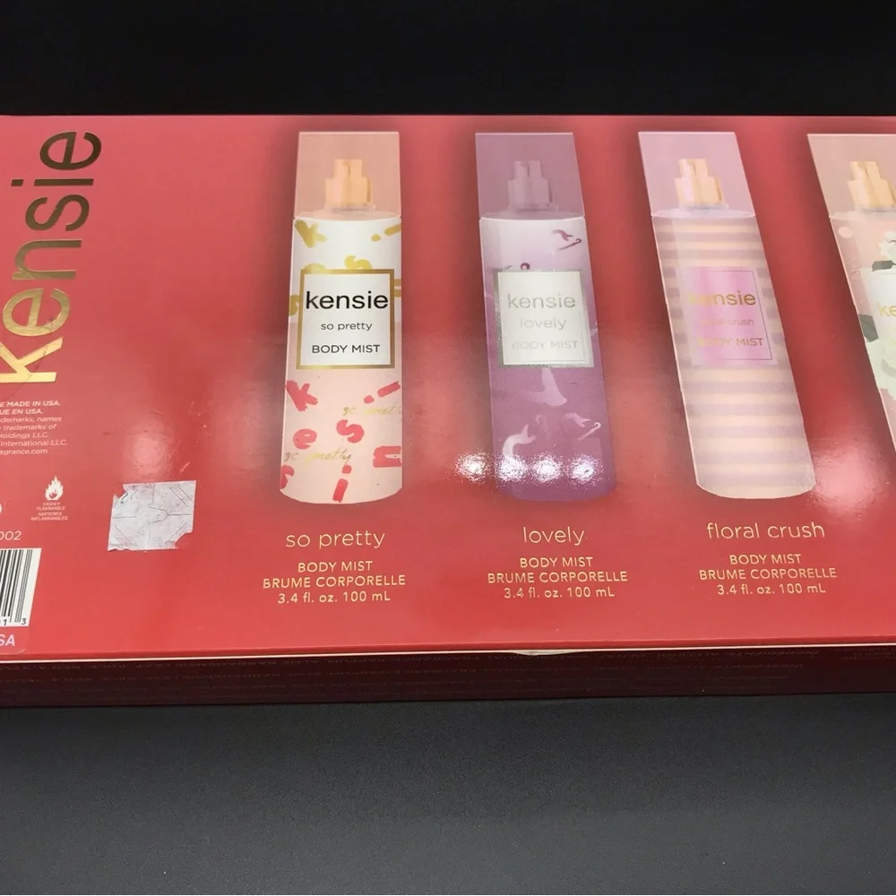 KENSIE Body Mist Collection - Boxed Set - 4 Scents 3.4 oz each - Picture 2 of 7